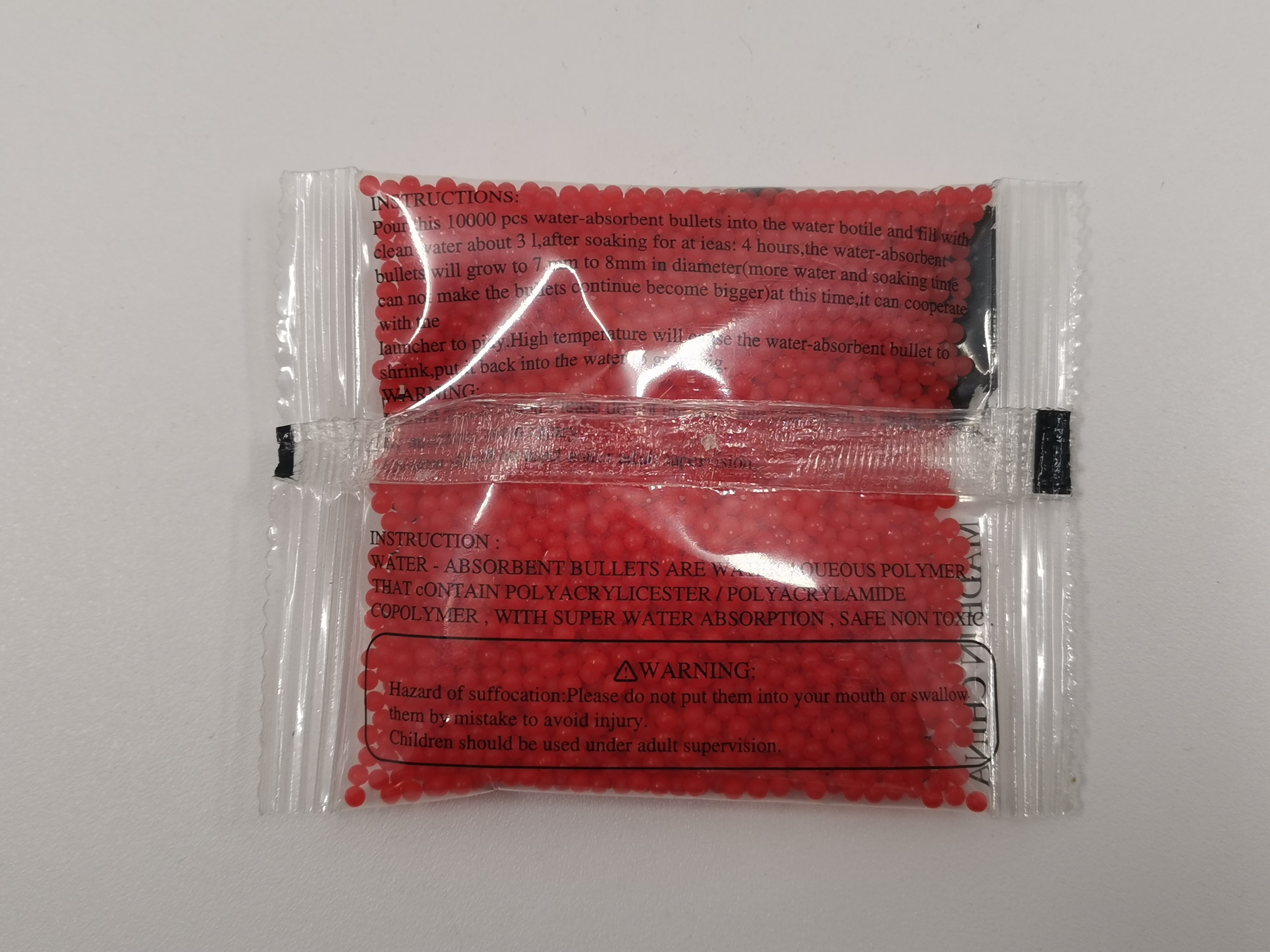 Water gel beads hard Water gel beads hard